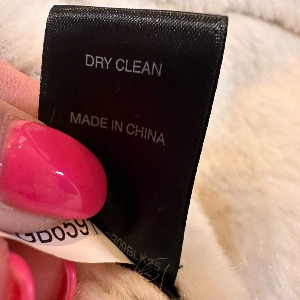 Gianni Bini faux fur and leather moto jacket‎